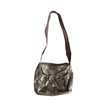 Leather shoulder bag 