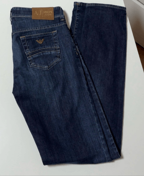 Armani Jeans AJ Dark Wash slim Straight Leg Jeans – Size Eu 27