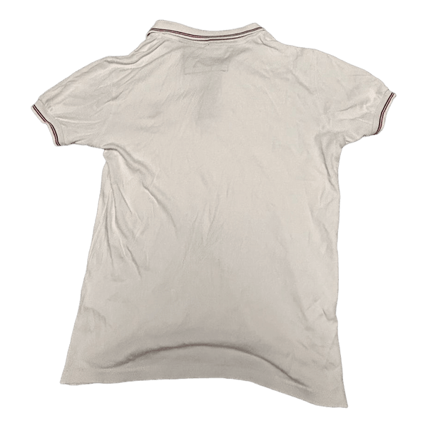 Moncler white polo shirt