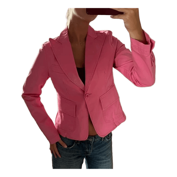 Lyserød vintage blazer