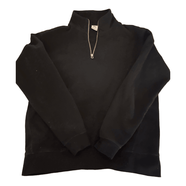Zara black zip sweater