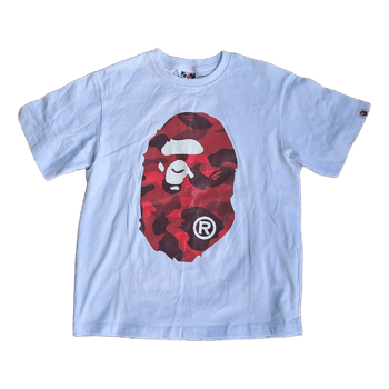 BAPE Red Camo Big Ape Head T-Shirt