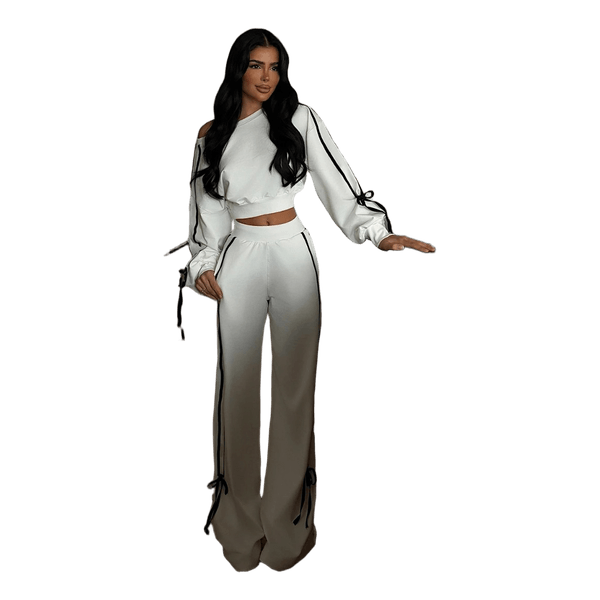 White lounge set