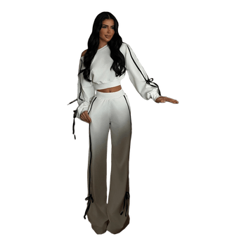 White lounge set