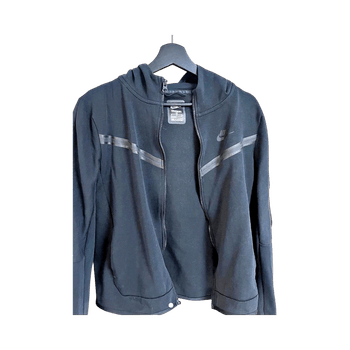 Black zip-up hoodie