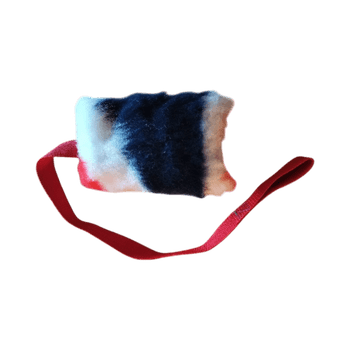 Pehmeä koiranlelu narulla