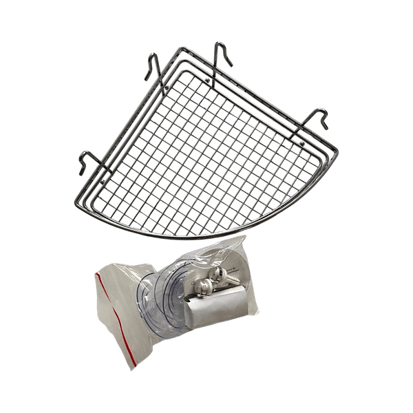 New bathroom metal corner shelf/caddy