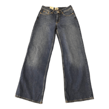 Siniset leveälahkeiset farkut