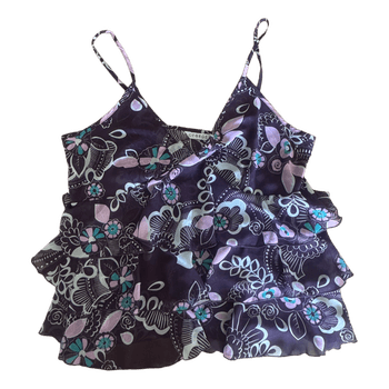 Y2k floral print top
