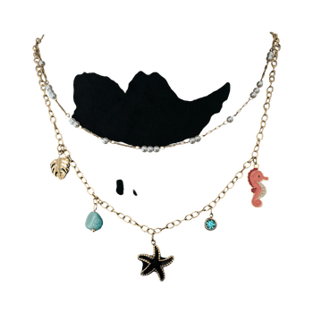 Kolme kerroksinen kaulakoru