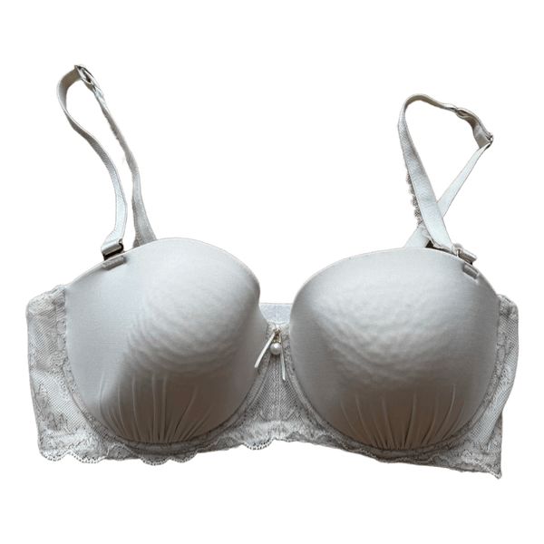 Bonbon Padded Bra – White – Size 75DD