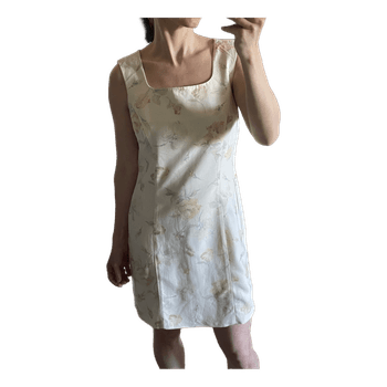 Floral print sleeveless dress