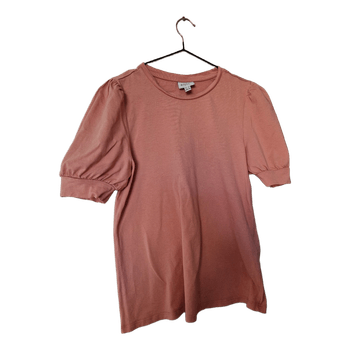 Pink puff sleeve top