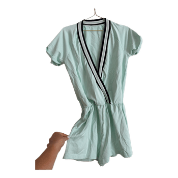 Mint green playsuit Zara