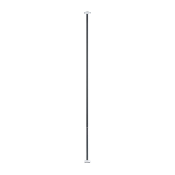 Chrome tension shower rod