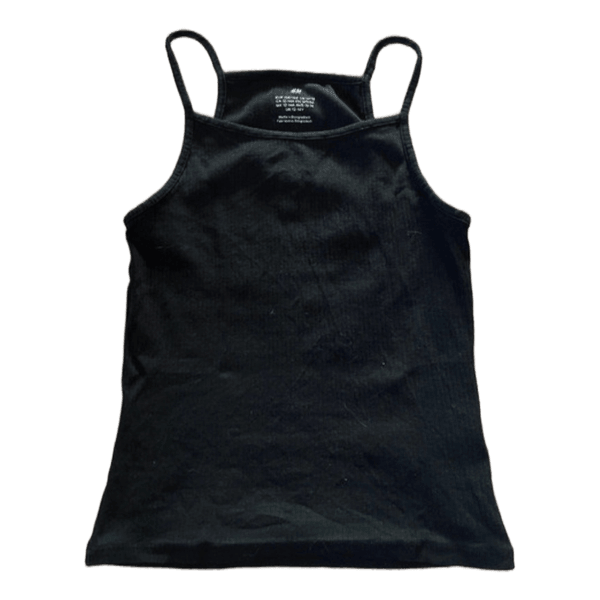 black tank top.