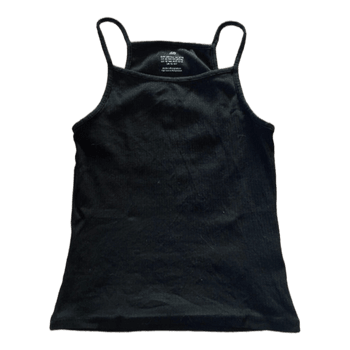 black tank top.