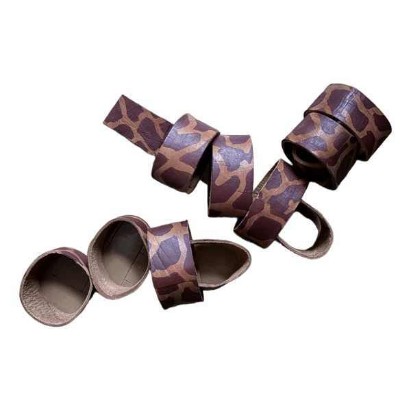 Giraffe print napkin rings