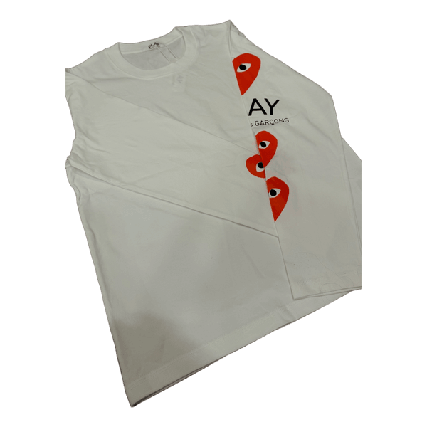White long-sleeve top