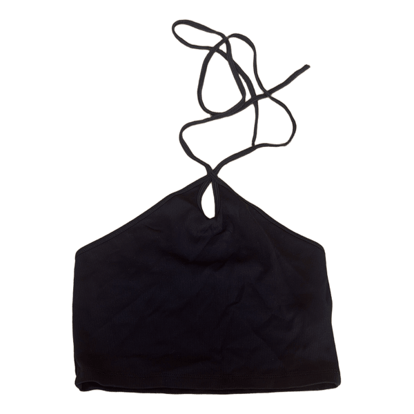 Sort halterneck top