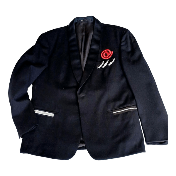 Black Pukeva formal jacket