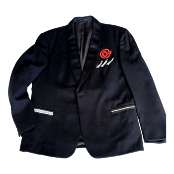 Black Pukeva formal jacket