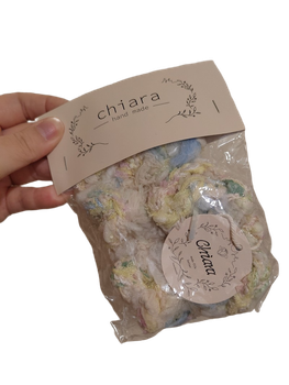 Handmade fluffy scrunchie