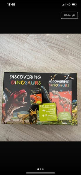 Dinozaurų magnetinis rinkinys