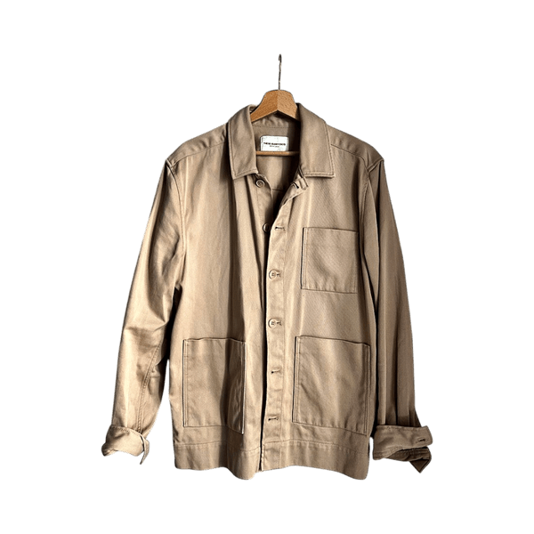 Beige overshirt jacket | M
