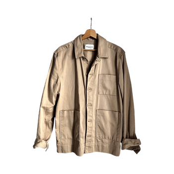 Beige overshirt jacket | M
