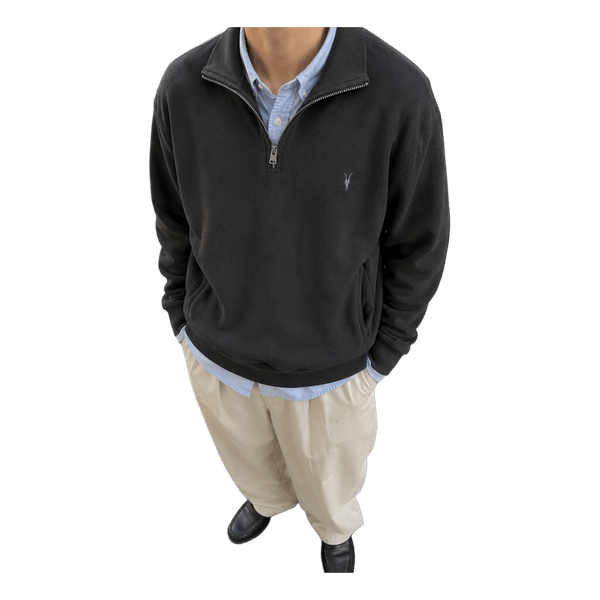 Grey half zip sweater