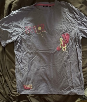 Lilac graphic print t-shirt