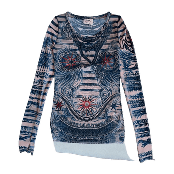 Jean Paul Gaultier x Lindex mesh-paita