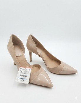 Beige Stradivarius heels