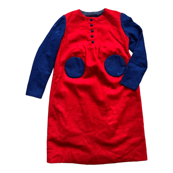 Punainen vintage-mekko
