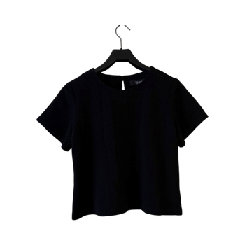 Uhana design musta lyhythihainen paita xs