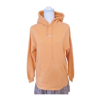 Orange graphic hoodie