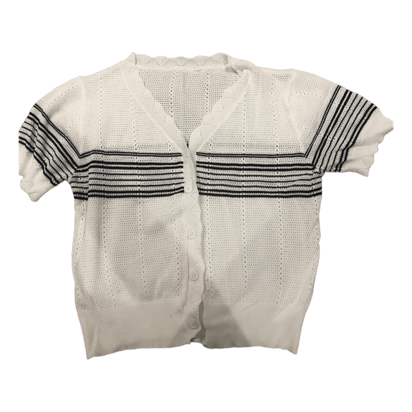 Kortærmet strikket cardigan