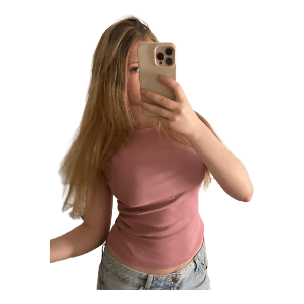 Lyserød tanktop
