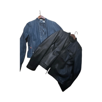 Levis farkkutakki ja Redoute nahkatakki