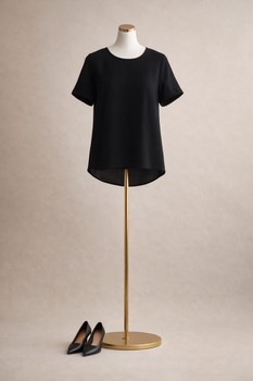 Black basic t-shirt