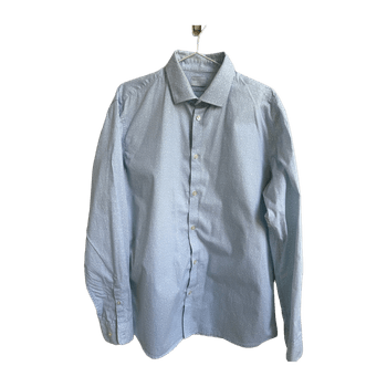 Vaaleansininen slim fit kauluspaita