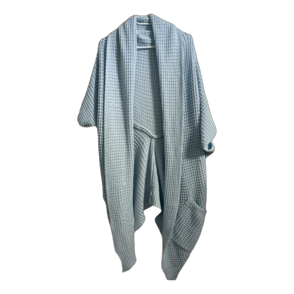 Light blue knit cardigan