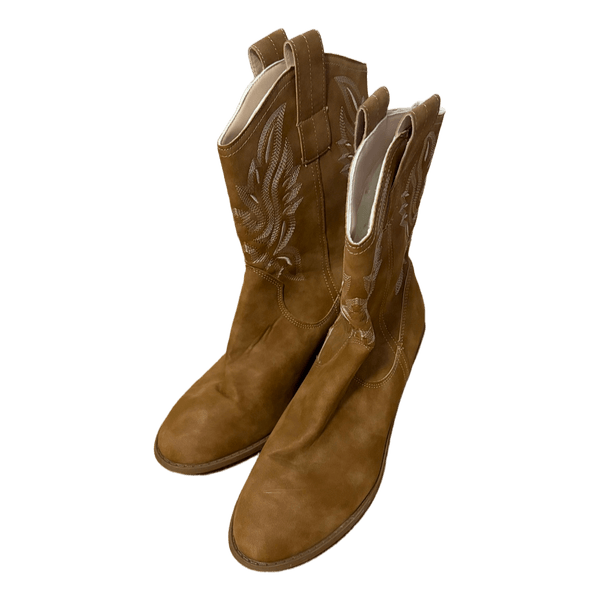 Brune cowboystøvler