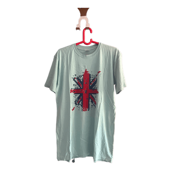 Mint cotton graphic t-shirt