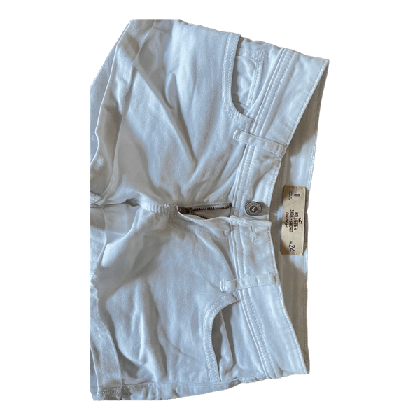 Hvide Hollister denimshorts