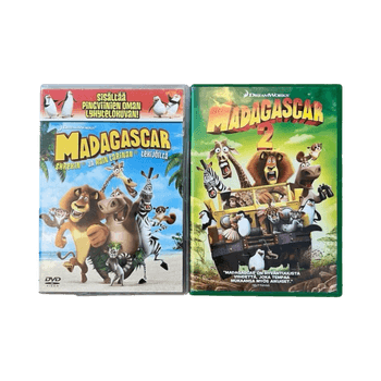 Madagascar 1 ja 2 DVD