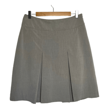 Aventura Gray Pleated Skirt Sz. 38 Academia Career Preppy