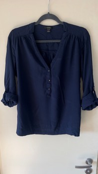 Navy blue blouse