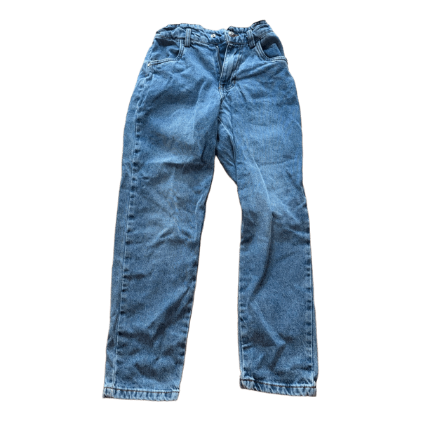 Blue denim jeans